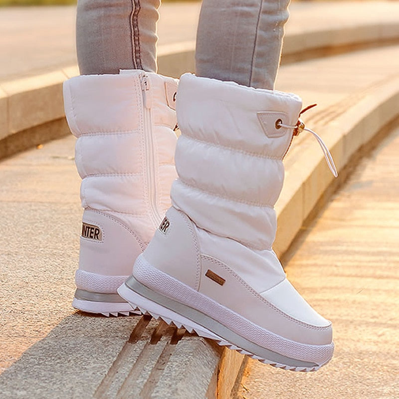 Damen Winterschuhe Kuschelige