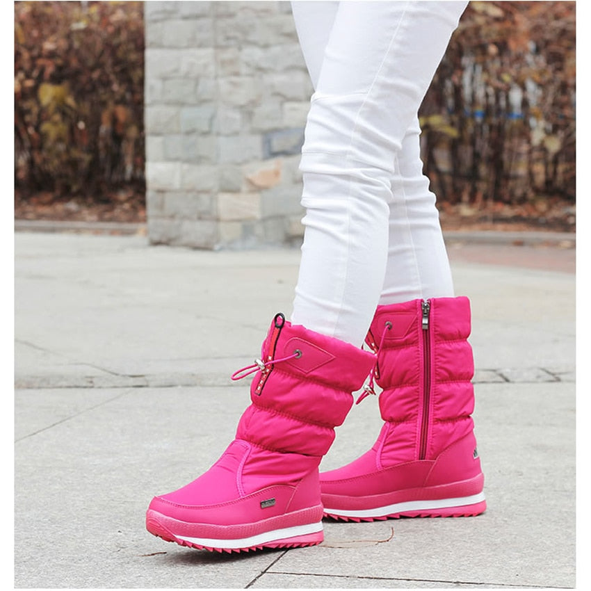 Damen Winterschuhe Kuschelige