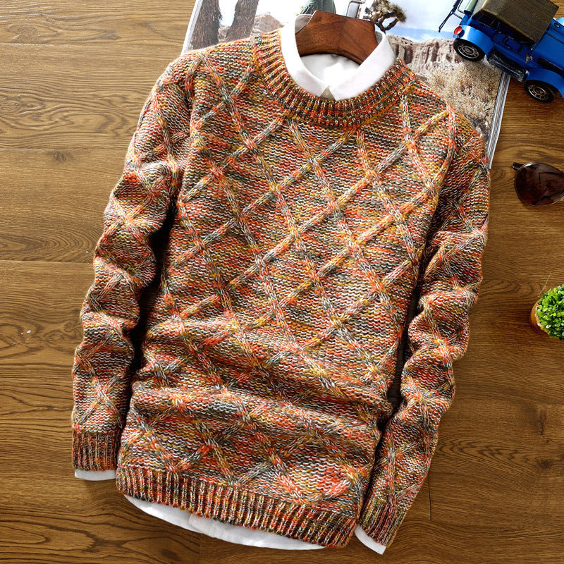 Herren Weicher Pullover Langarm