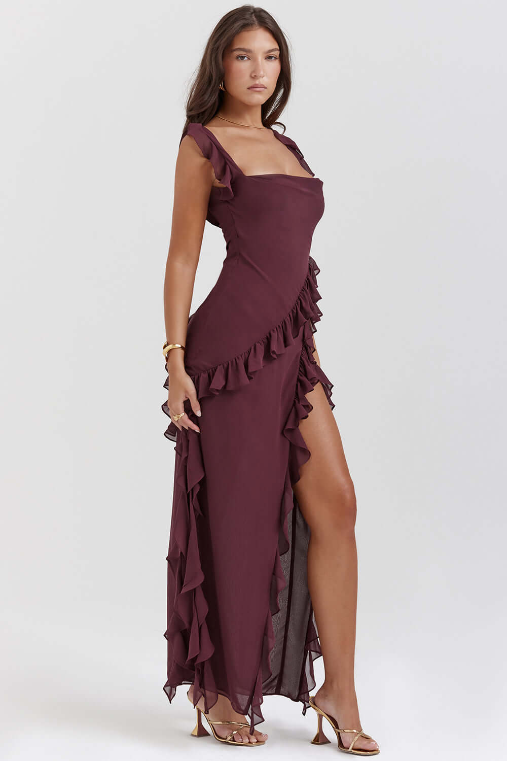 Zylina - Damen Luxus Abendkleid Maxi