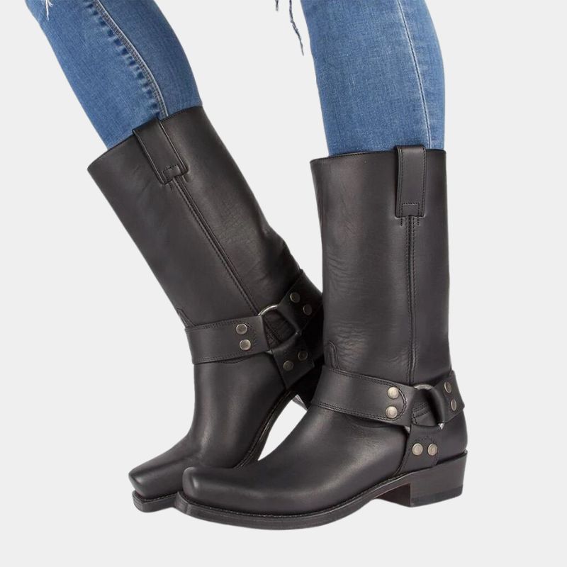 Damen Langlebige Cowboystiefel Vintage-Look
