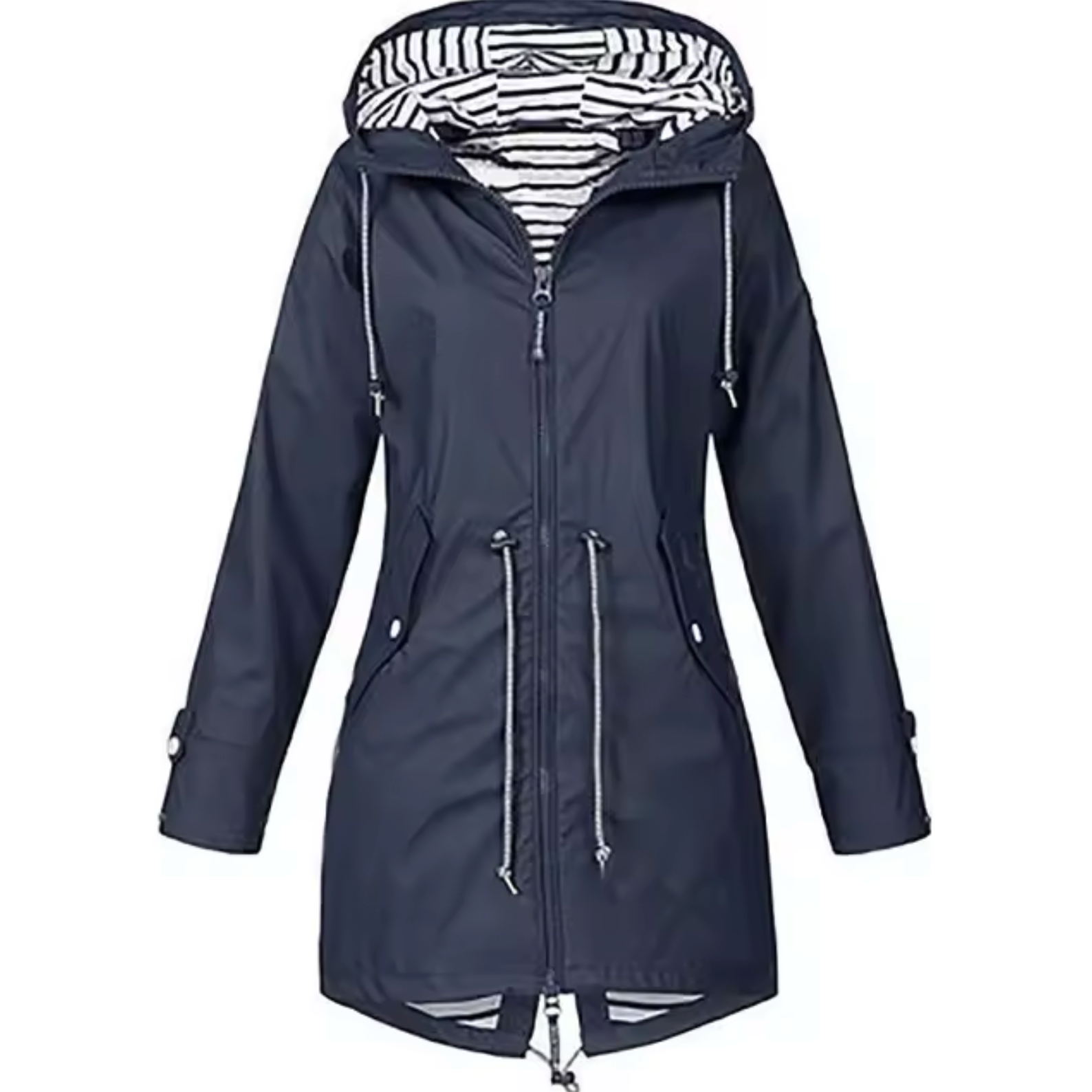 Unisex Wasserdichter Mantel mit Kapuze Lange