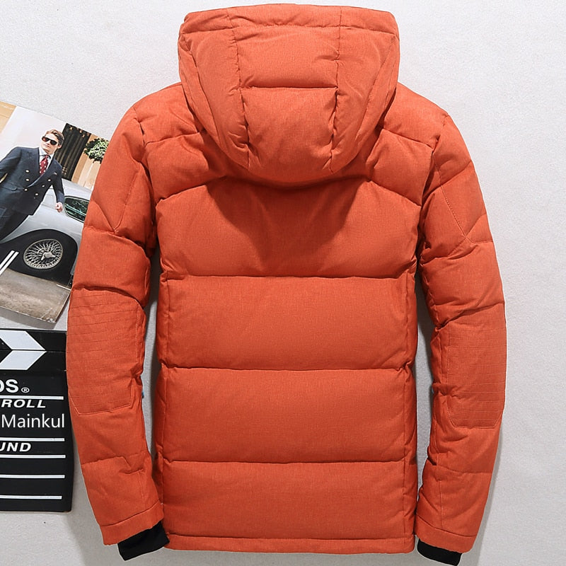Herren Stilvolle Outdoor-Winterjacke Wasserdicht