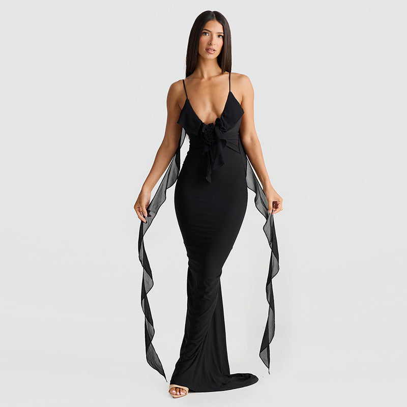 Alora – Damen Hängekleid Maxi