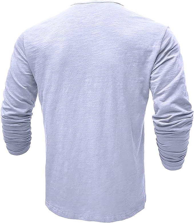 Herren Lockeres Shirt Langarm
