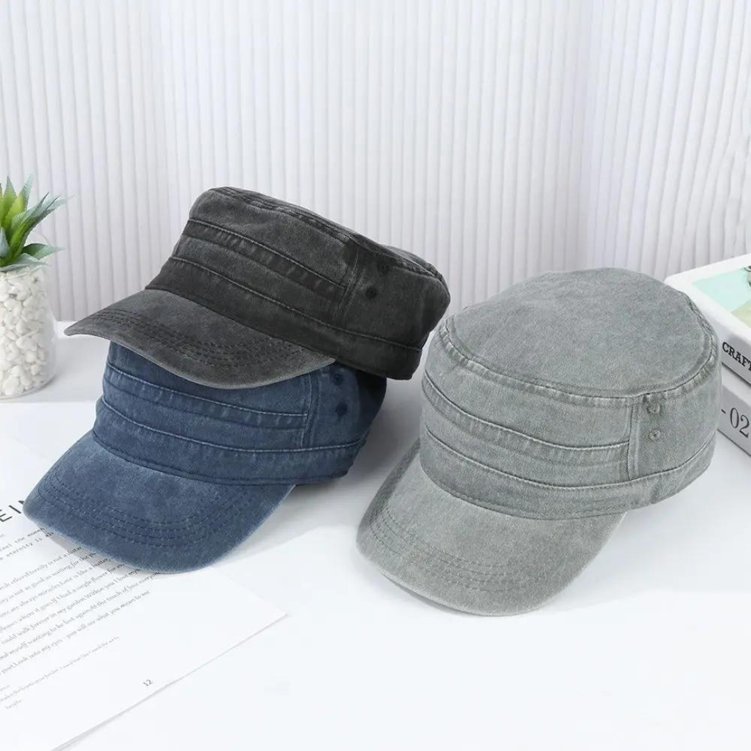 Herren Retro Army Mütze Klassischer Look