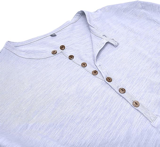 Herren Lockeres Shirt Langarm