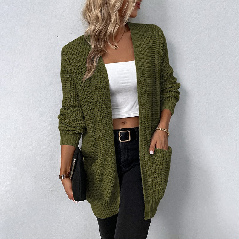 Armgard - Lange Strickjacke
