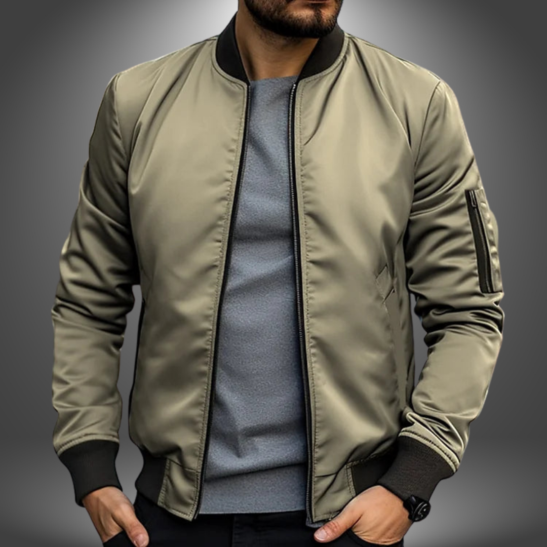Herren Handgefertigte Übergangsjacke Leichte