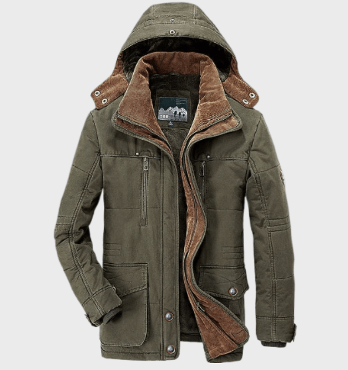 Herren Warme Winterjacke Wasserdicht