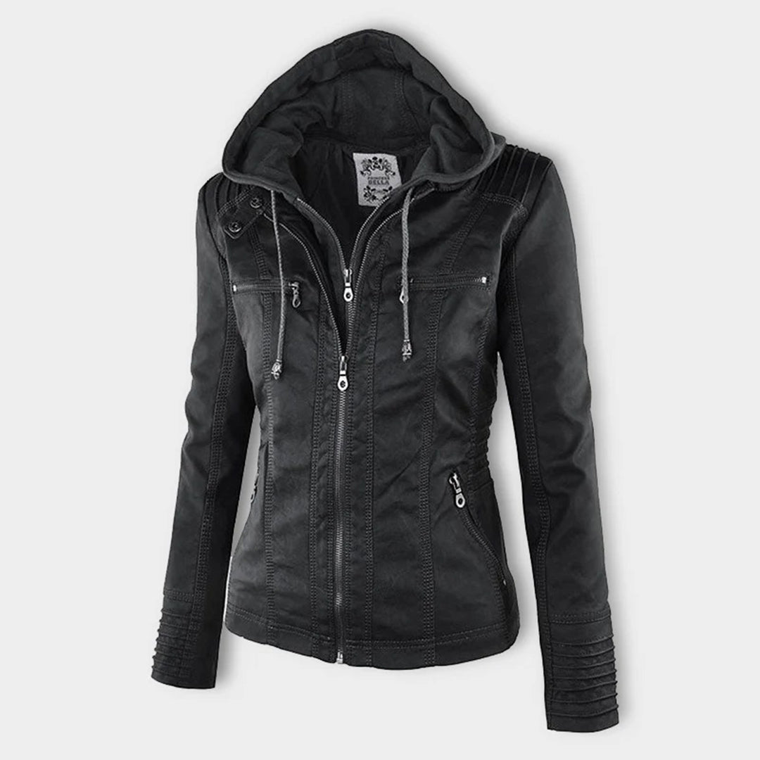 Damen Jacke mit Kapuze Wasserdicht