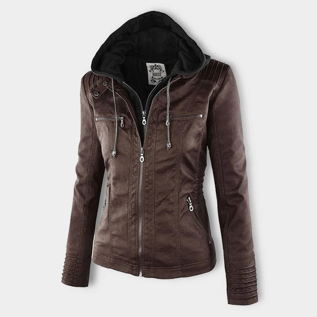 Damen Jacke mit Kapuze Wasserdicht