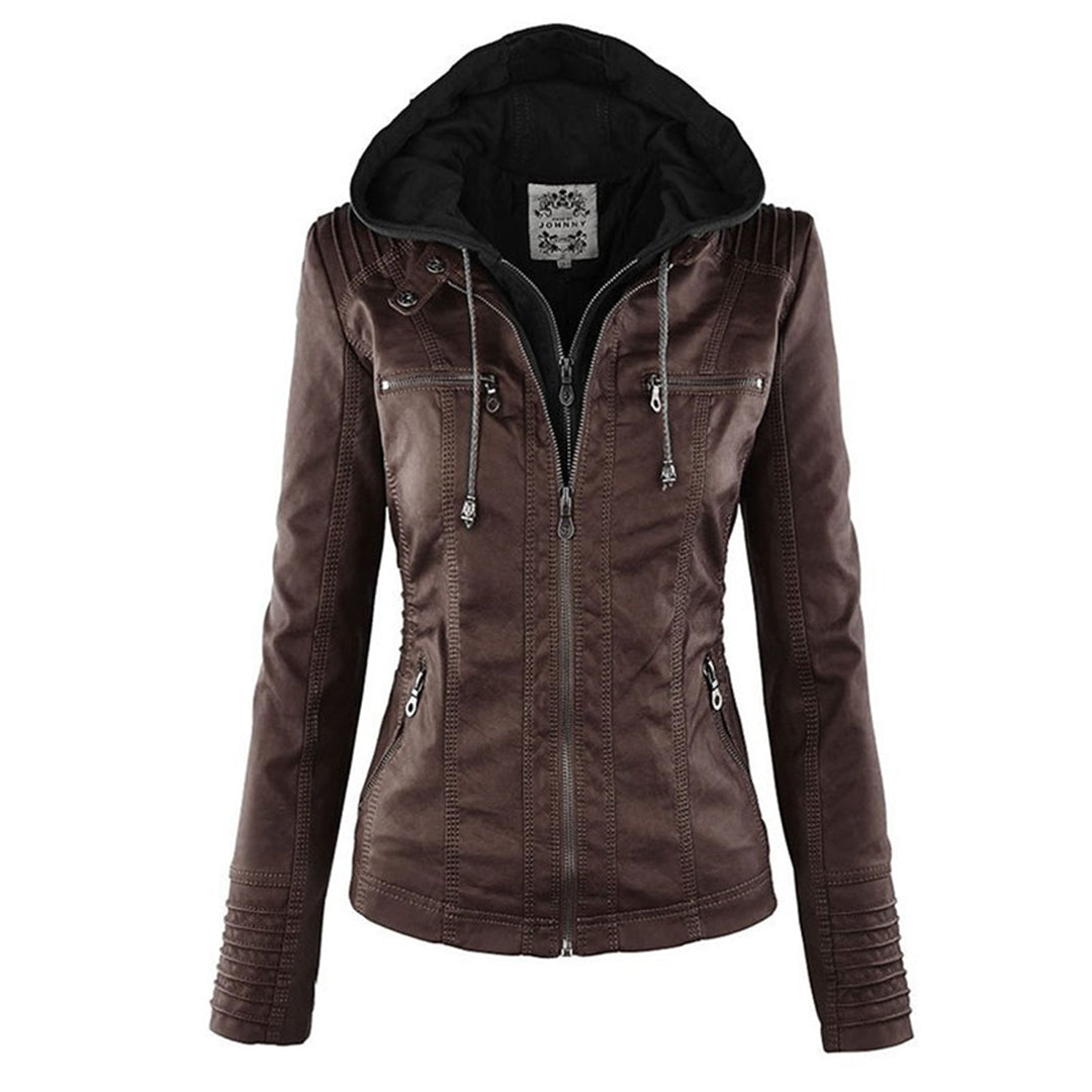 Damen Jacke mit Kapuze Wasserdicht
