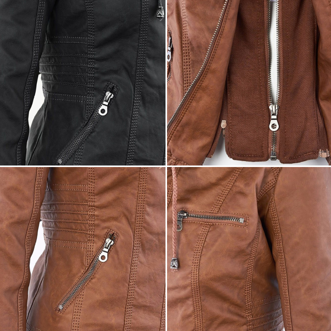 Damen Jacke mit Kapuze Wasserdicht