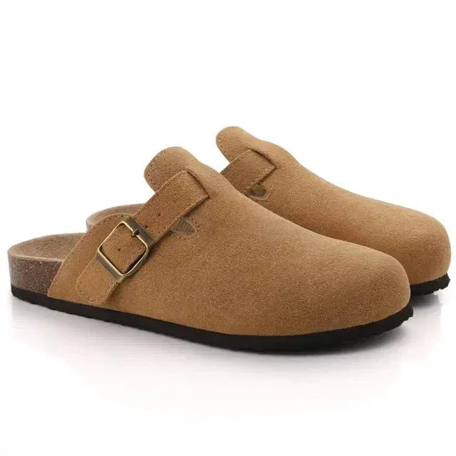 Herren Suede Slipper Bequem