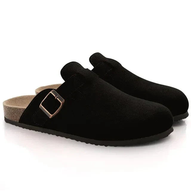 Herren Suede Slipper Bequem