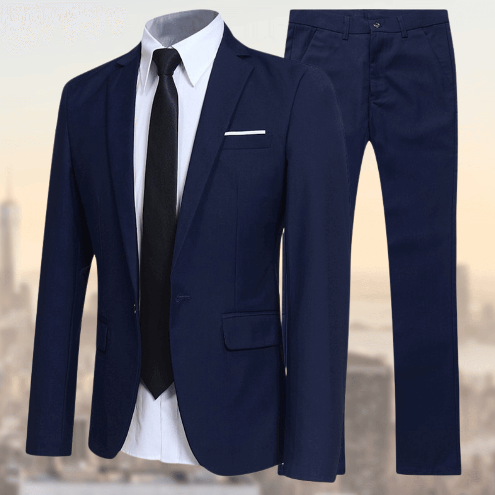 Herren Elegant Anzug Slim Fit