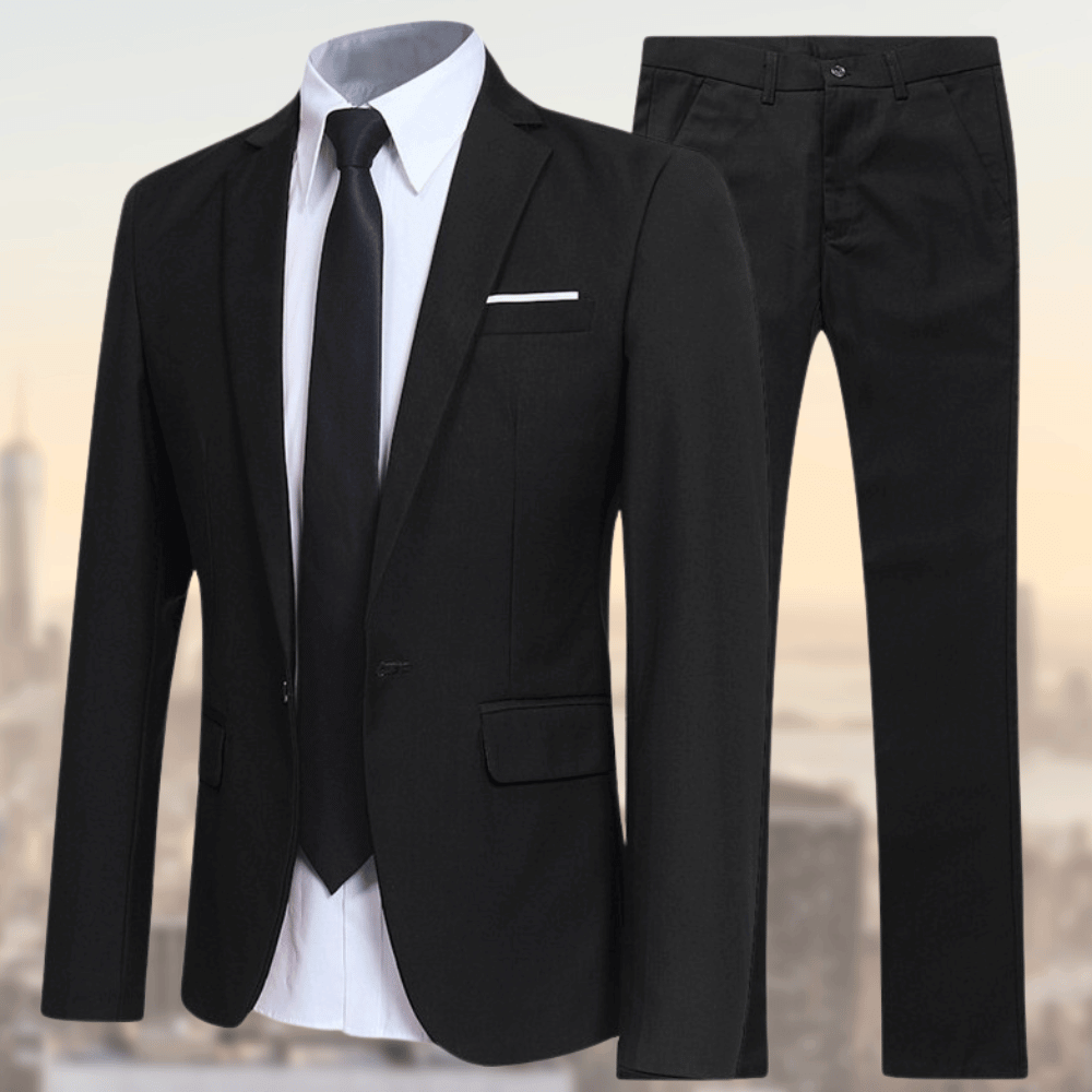 Herren Elegant Anzug Slim Fit