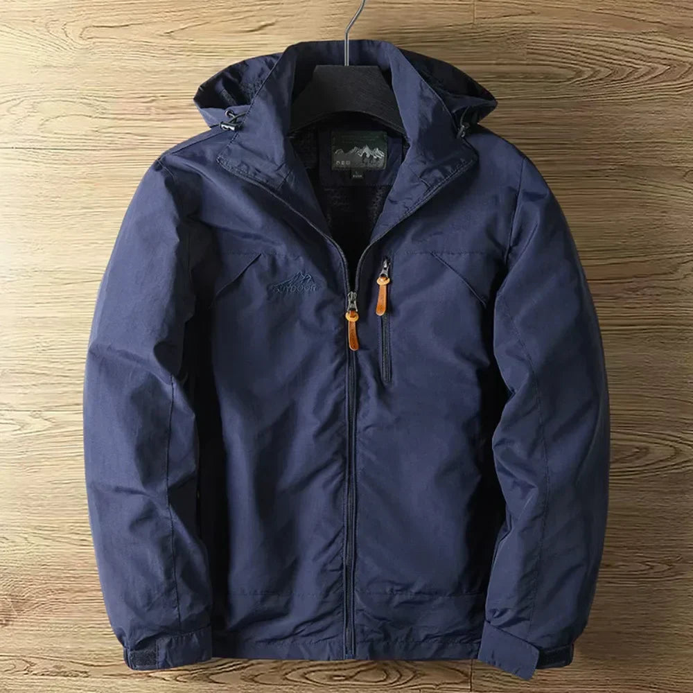 Herren Wasserdicht Outdoorjacke Atmungsaktiv