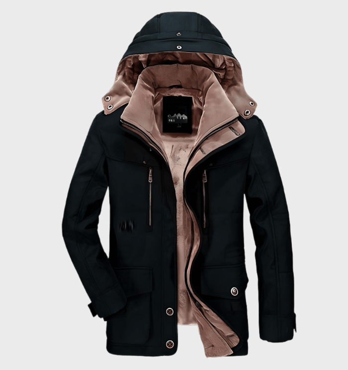Herren Warme Winterjacke Wasserdicht