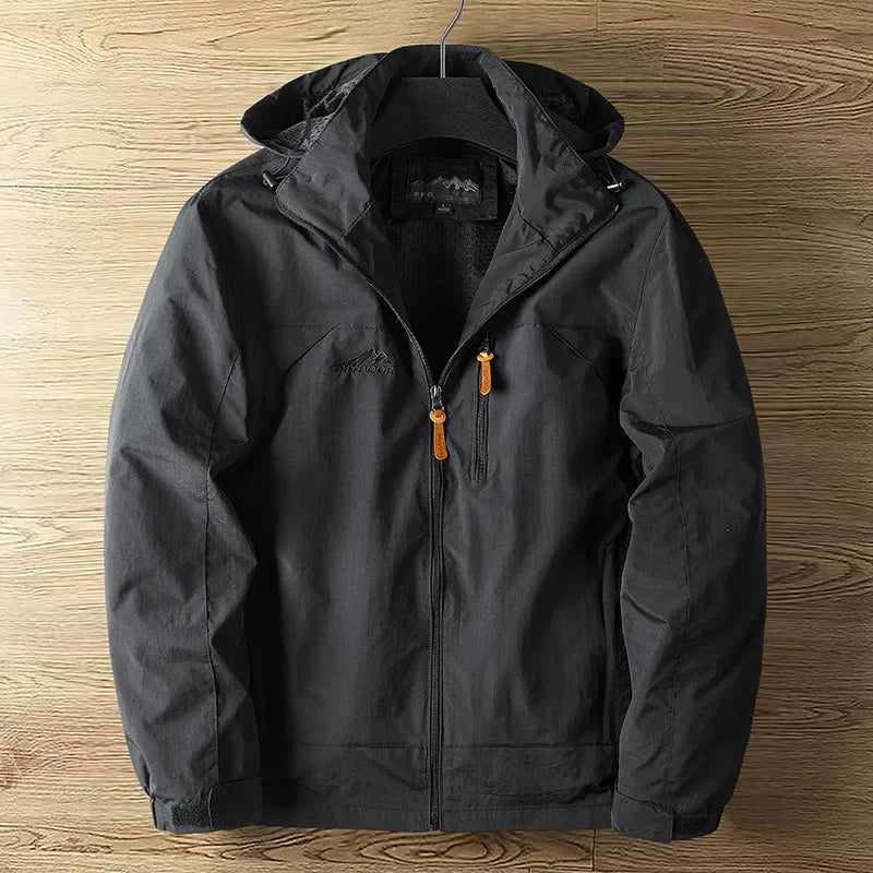 Herren Wasserdicht Outdoorjacke Atmungsaktiv