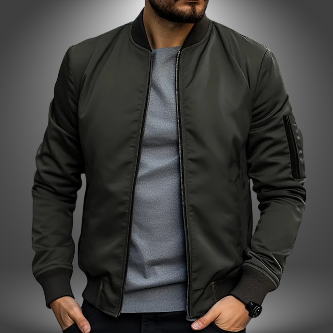 Herren Handgefertigte Übergangsjacke Leichte