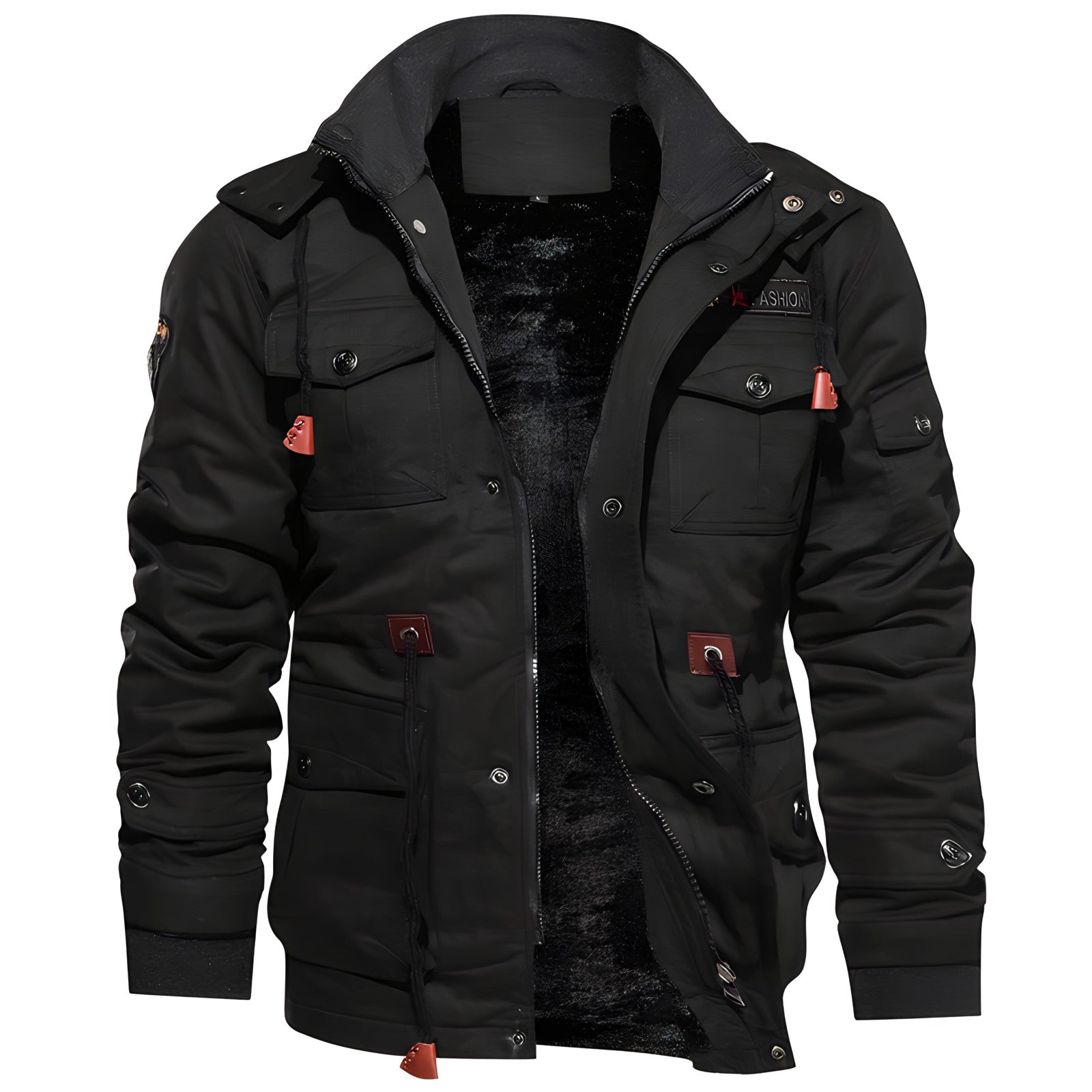 Herren Militärjacke mit mehreren Taschen Tactical