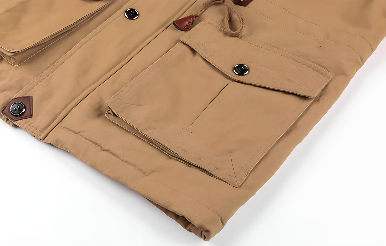 Herren Militärjacke mit mehreren Taschen Tactical