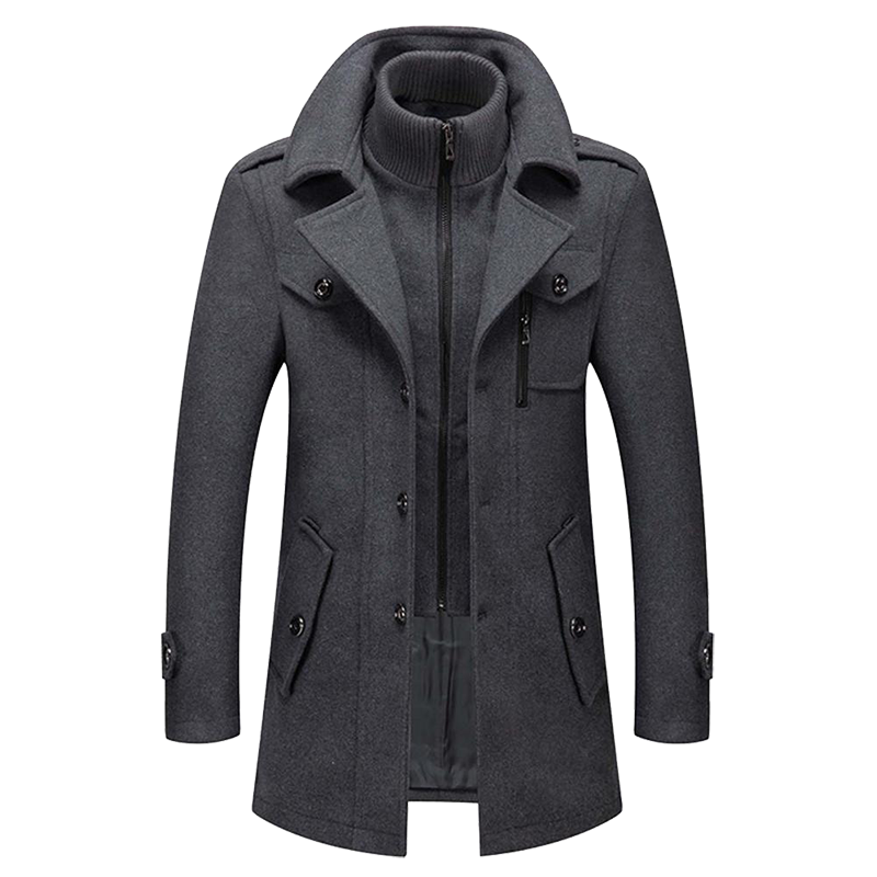 Herren Modischer Mantel Warm