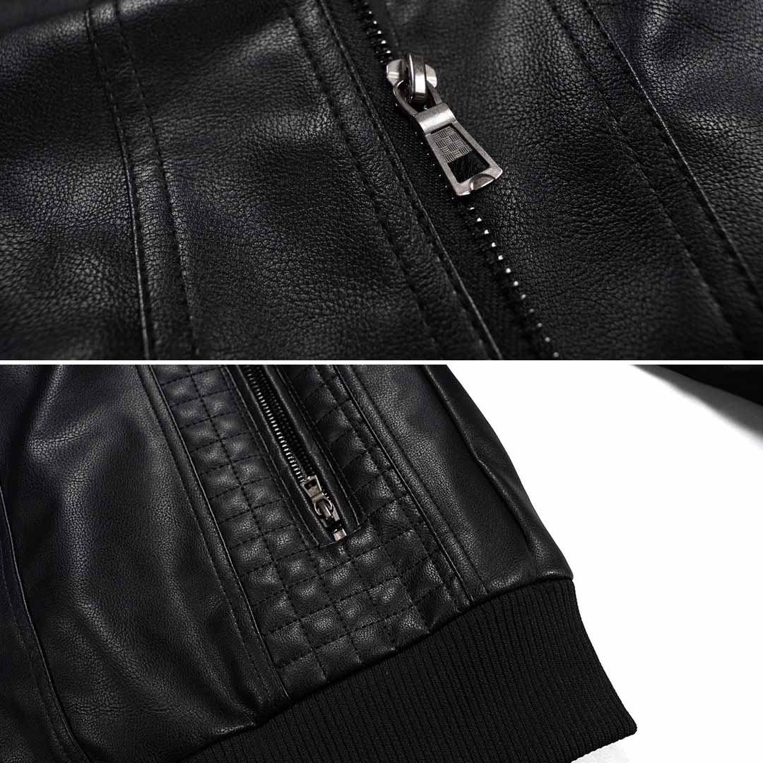 Herren Hochwertige Jacke mit Kapuze Reißverschluss