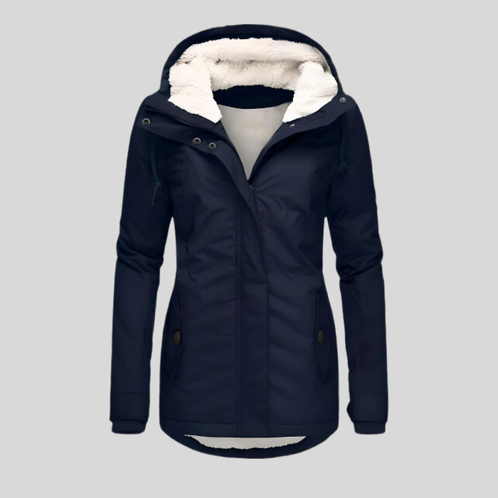Unisex Wasserdichte Winterjacke Mit Kapuze Lange