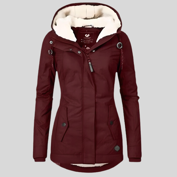 Unisex Wasserdichte Winterjacke Mit Kapuze Lange