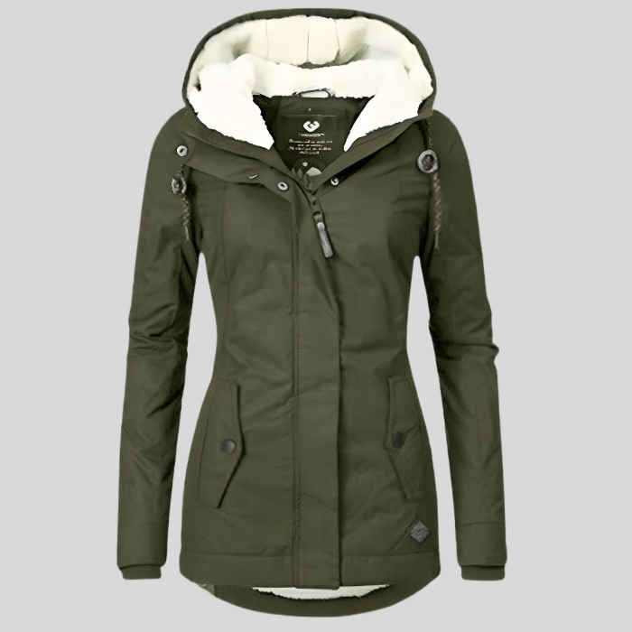 Unisex Wasserdichte Winterjacke Mit Kapuze Lange