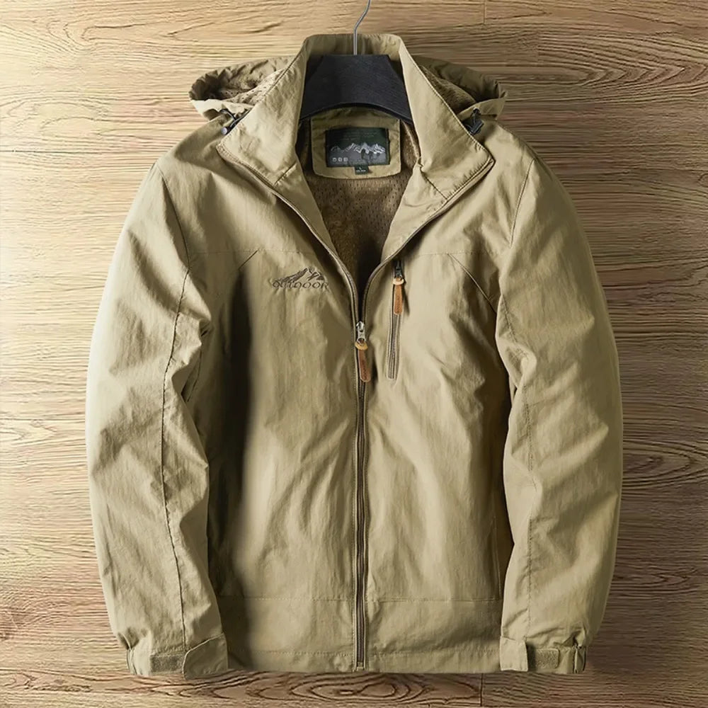 Herren Wasserdicht Outdoorjacke Atmungsaktiv