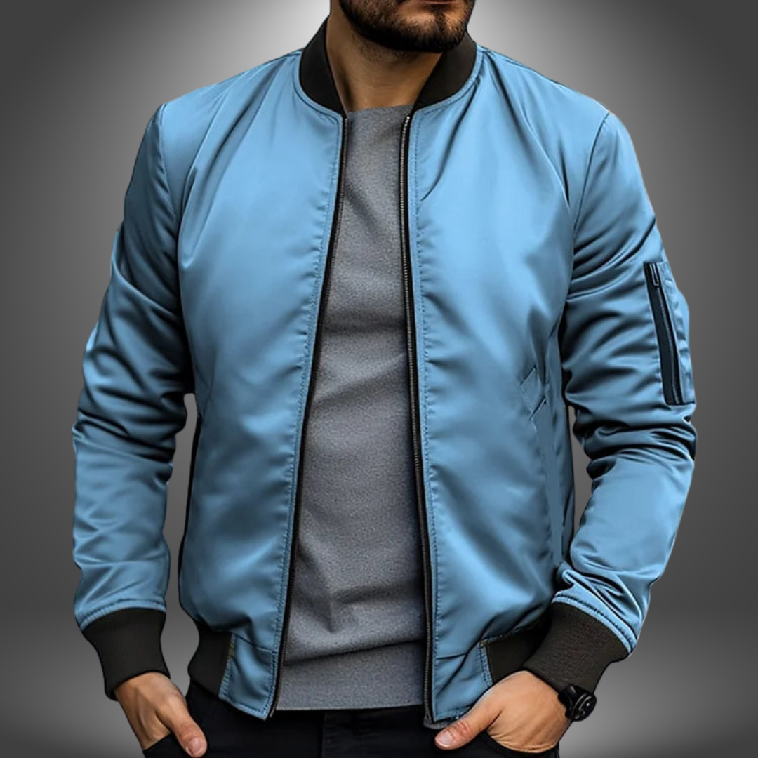 Herren Handgefertigte Übergangsjacke Leichte