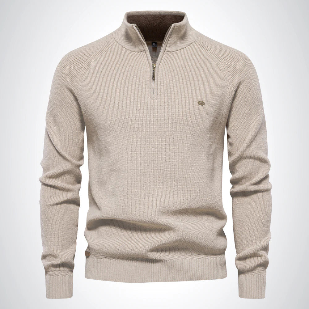 Herren Pullover mit Reißverschluss Warm