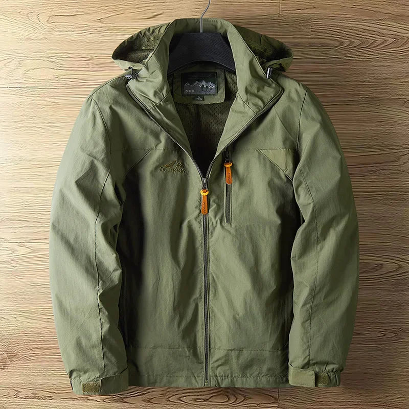 Herren Wasserdicht Outdoorjacke Atmungsaktiv