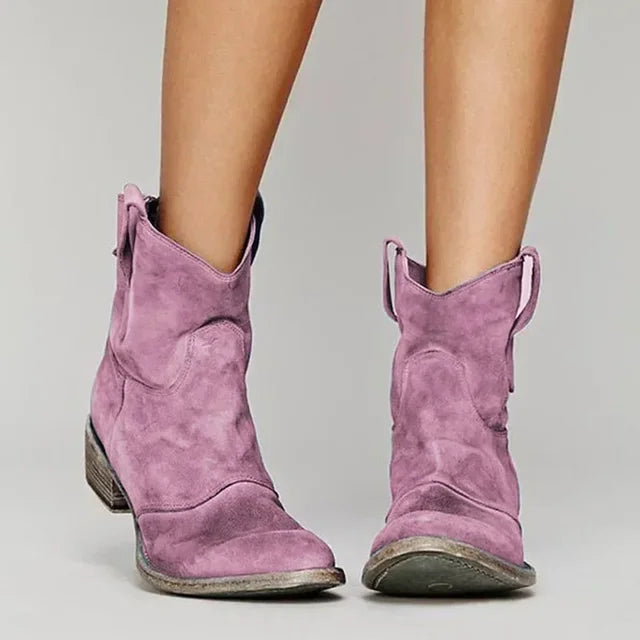 Damen Western Stiefeletten Vintage