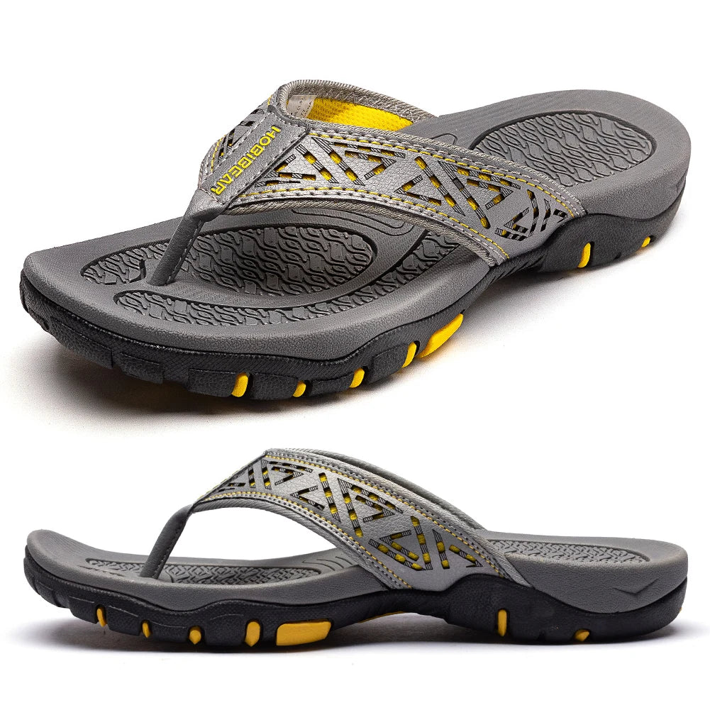 Emmett - Ergonomische Herren Slipper, bequem und stützend