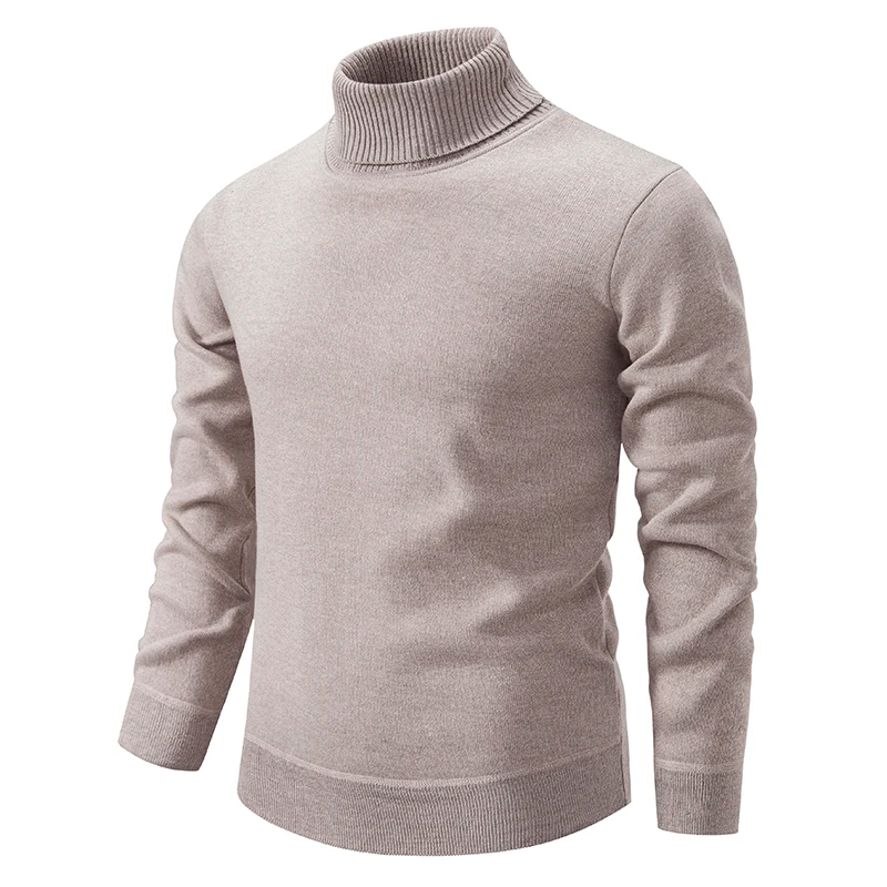 Herren Weiches Rollkragenpullover Warm