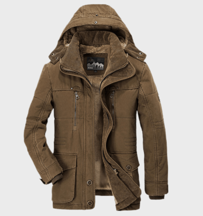 Herren Warme Winterjacke Wasserdicht