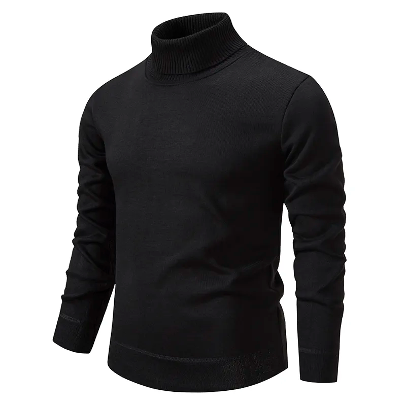 Herren Weiches Rollkragenpullover Warm
