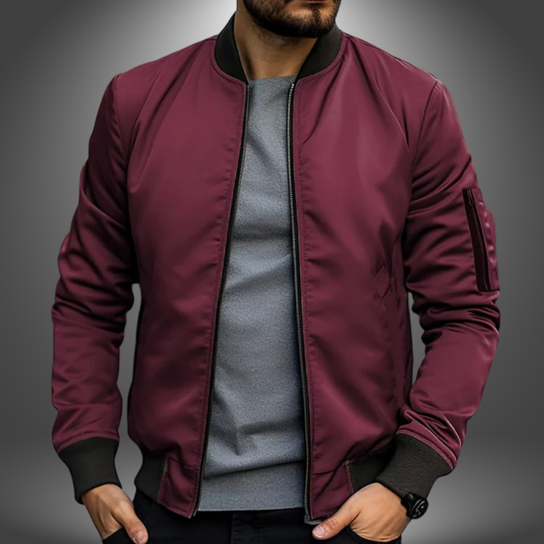 Herren Handgefertigte Übergangsjacke Leichte