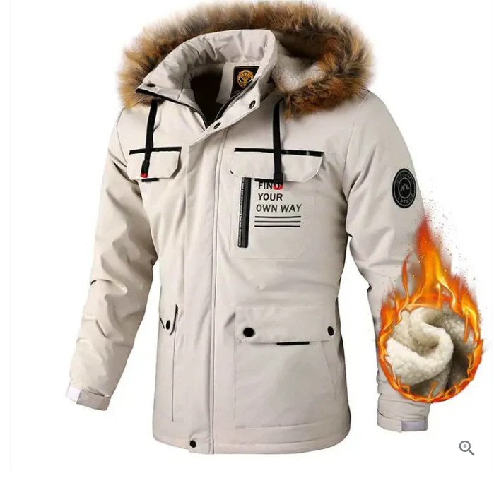 Herren Hochwertige Winterjacke Wasserdicht