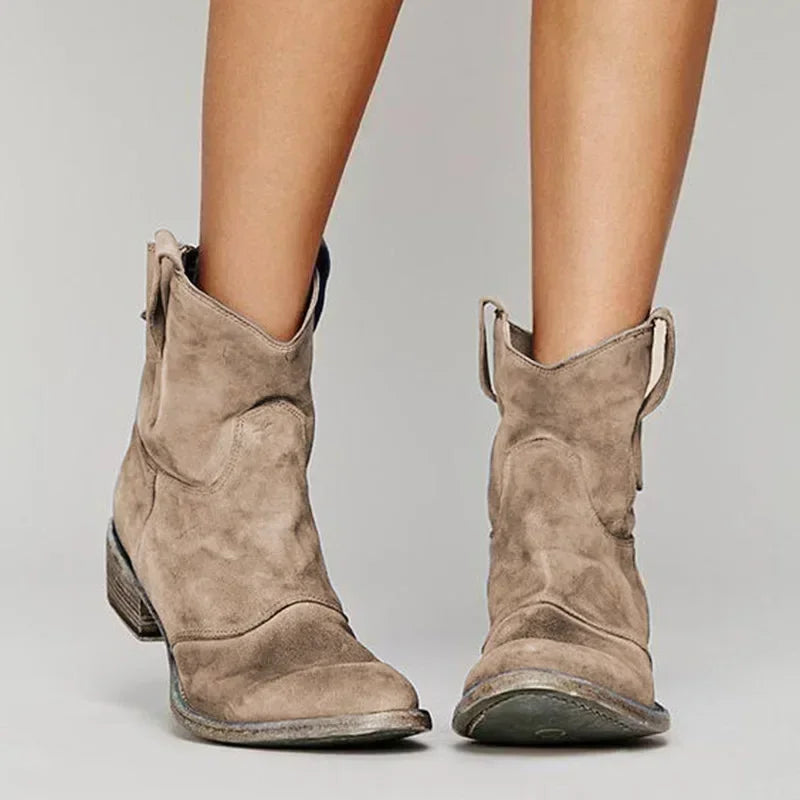 Damen Western Stiefeletten Vintage