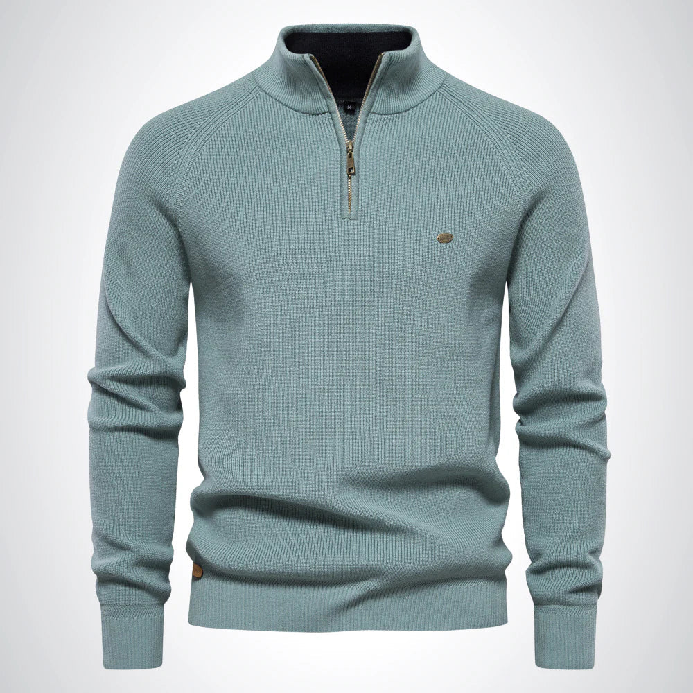 Herren Pullover mit Reißverschluss Warm