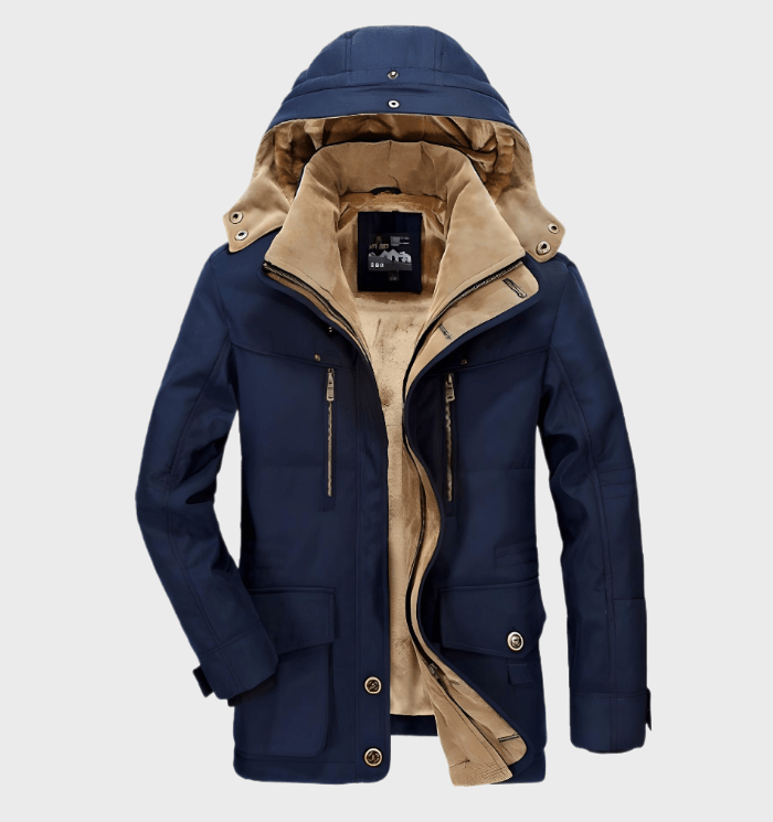 Herren Warme Winterjacke Wasserdicht