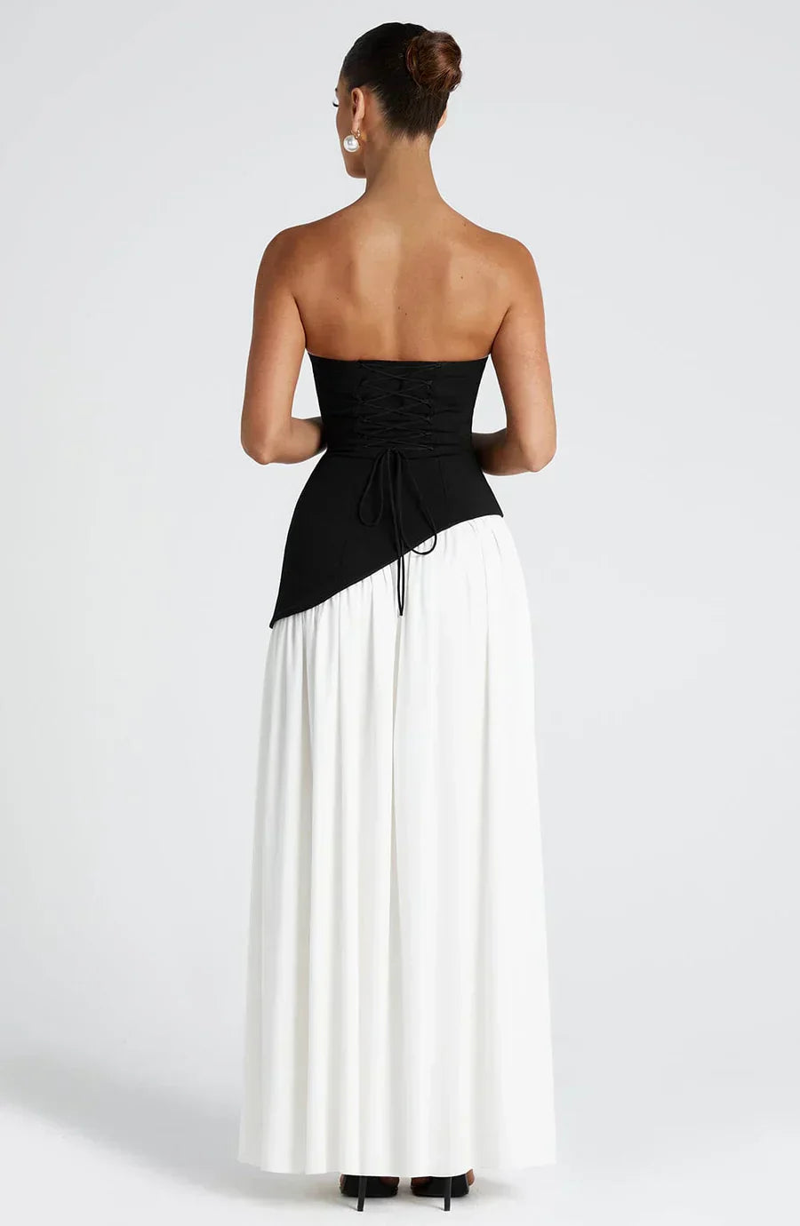 Micah | Elegantes Langes Kleid mit Schlitz