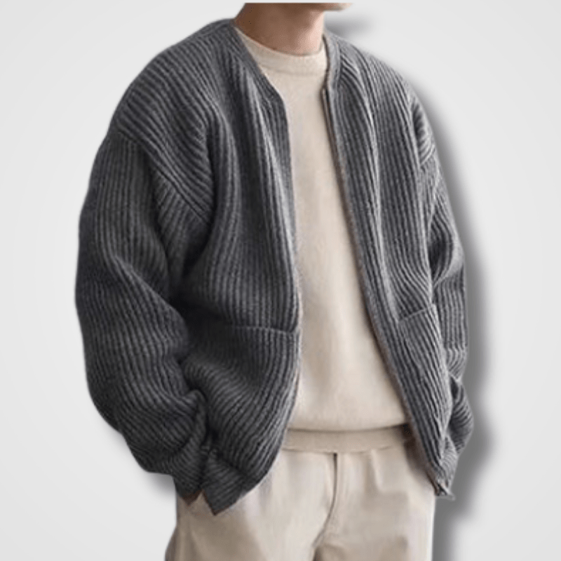 Damen Strickjacke mit Reißverschluss Herbst