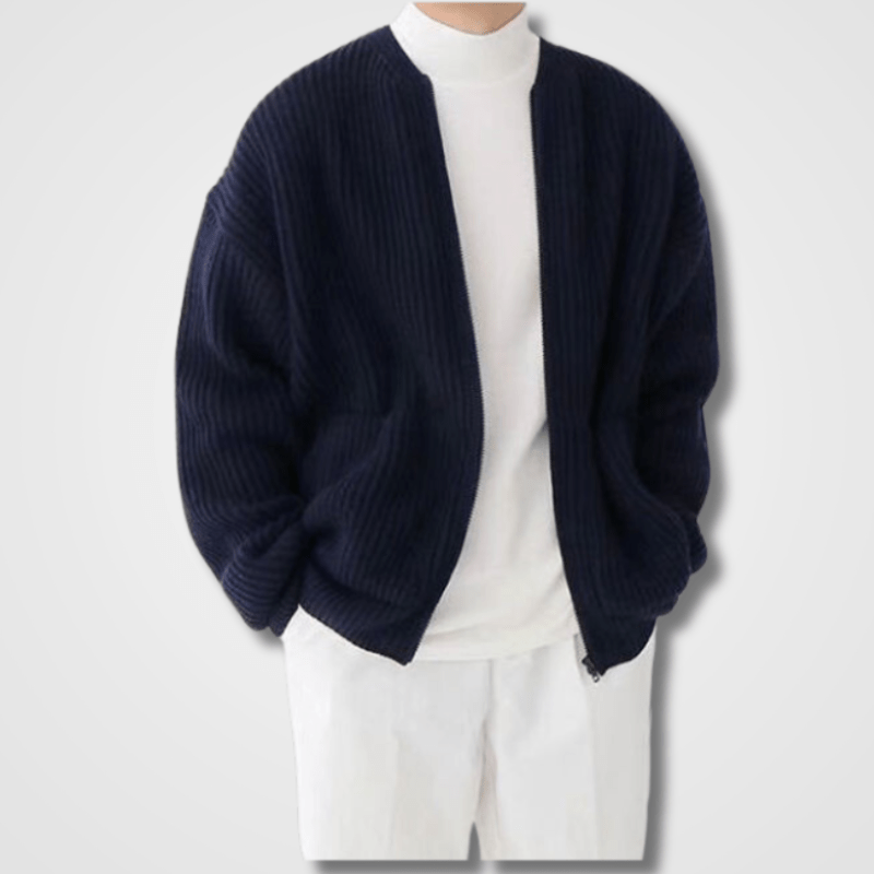 Damen Strickjacke mit Reißverschluss Herbst